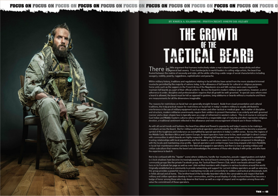 The Growth of the Tactical Beard